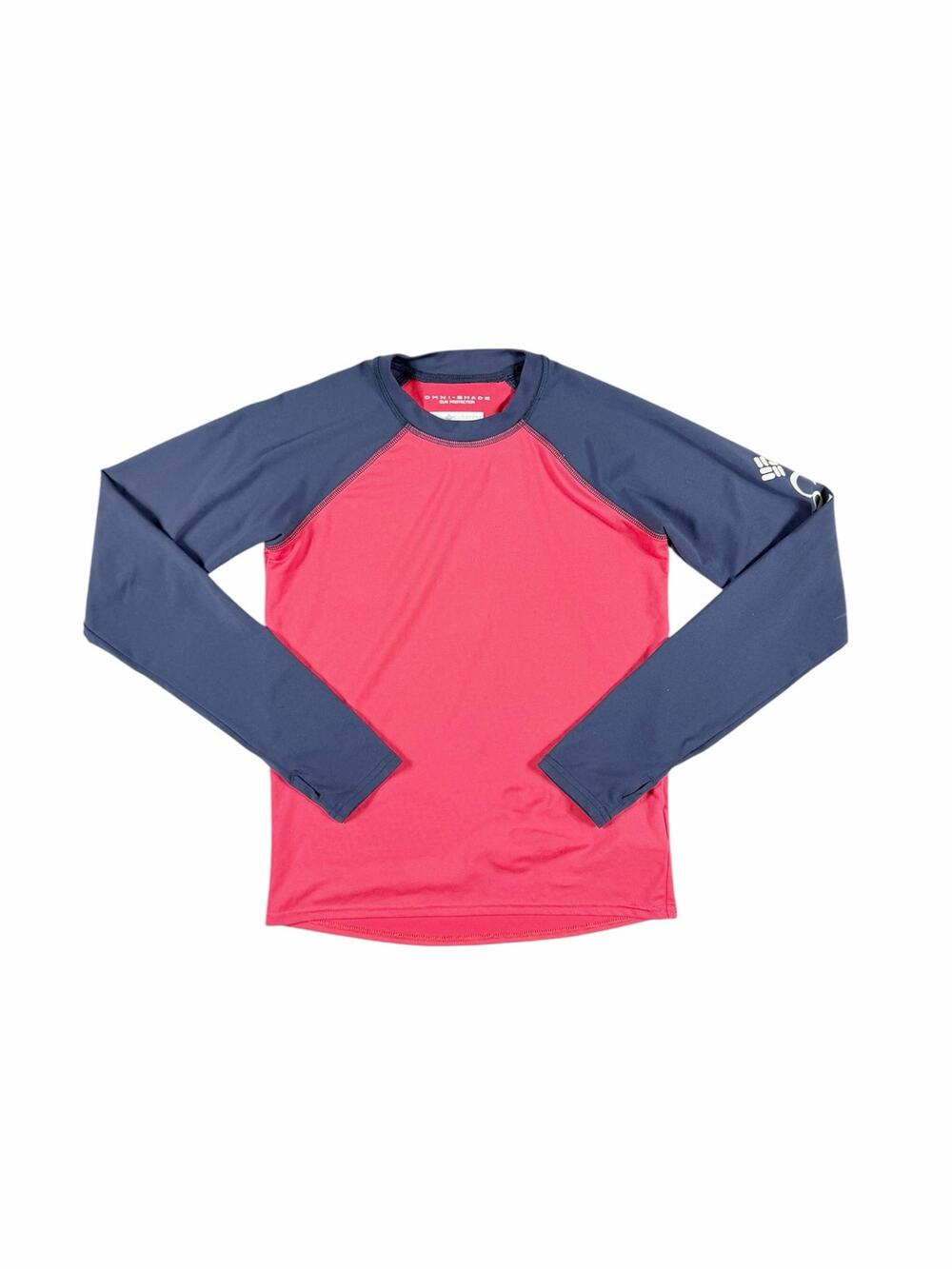 Columbia Omni-Shade Long Sleeve Sun Protection Rash Guard Size Medium (10/12)
